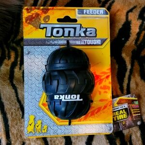 Tonka Black Dog Feeder Toy sz Med large